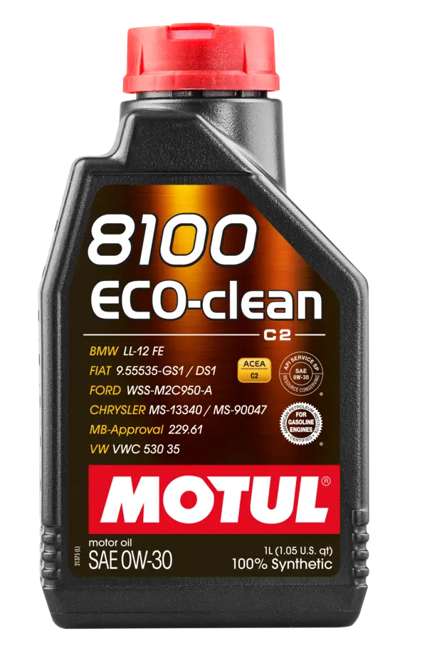 Motul 8100 ECO-clean 0W30 C2 100% Sintetico 1L
