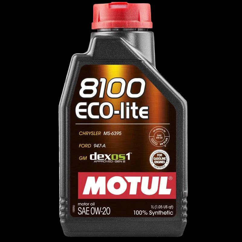 Motul 8100 Eco-Lite 0W20 100% Sintetico 1L