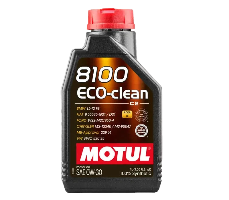 Motul 8100 ECO-clean 0W30 C2 100% Sintetico 1L