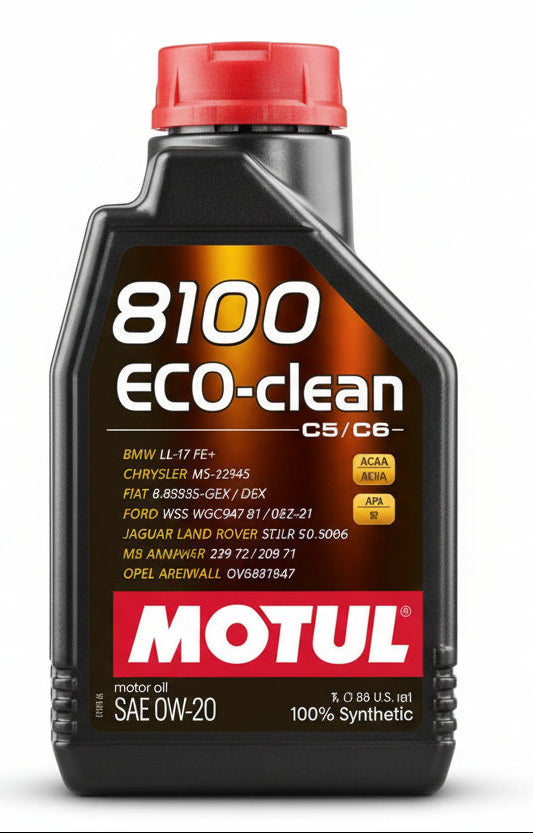 Motul 8100 Eco-Lite 0W20 100% Sintetico 1L